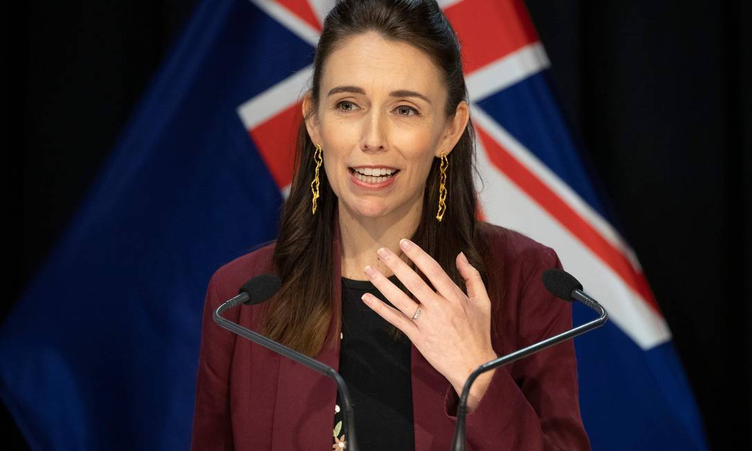 Primeira-ministra da Nova Zelândia, Jacinda Ardern Foto: MARK MITCHELL / AFP