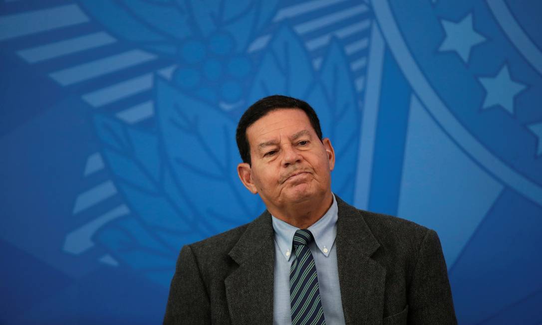 O vice-presidente Hamilton Mourão Foto: Ueslei Marcelino/Reuters