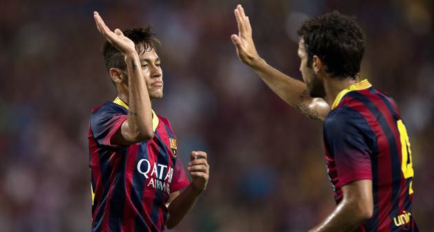 Fàbregas vê Neymar com potencial 'de Ronaldinho' e diz que Messi