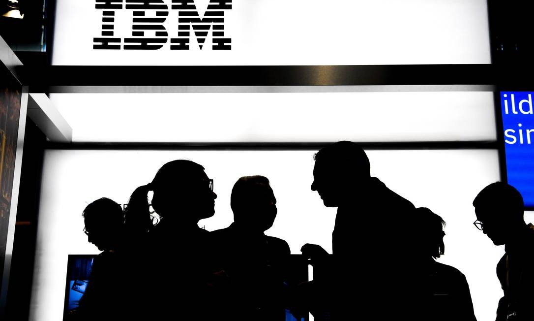 Inovação. A IBM é a empresa que mais registrou patentes nos EUA em 2019 Foto: ALAIN JOCARD / AFP