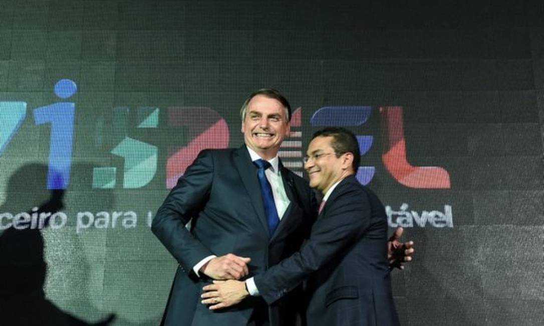 Bolsonaro e Marcos Pereira Foto: Divulgação