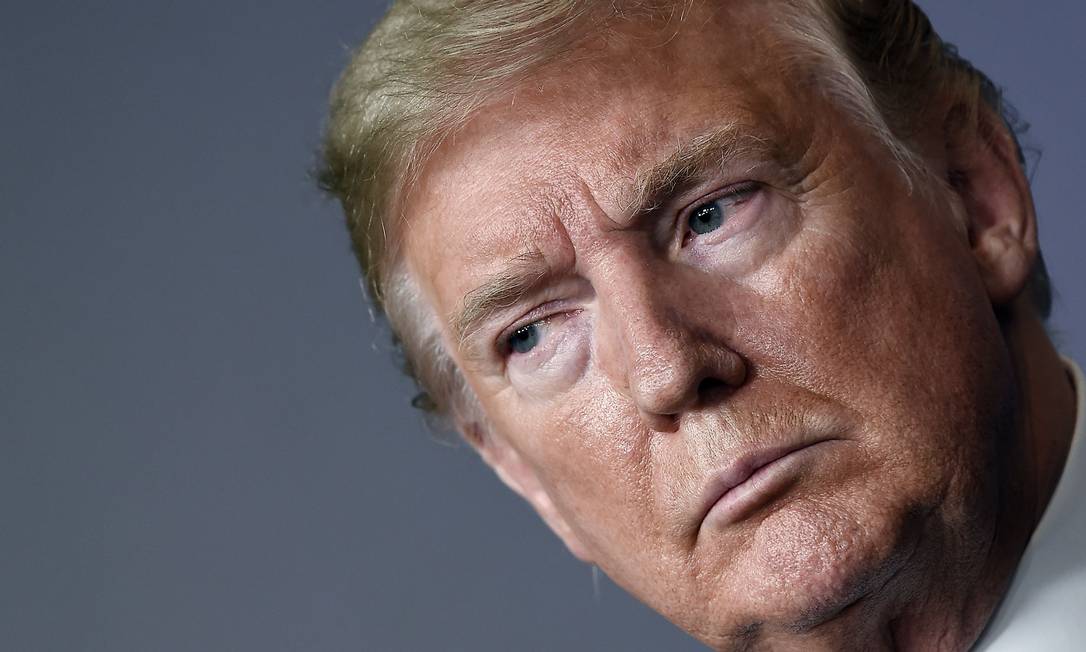 Donald Trump, presidente dos EUA Foto: OLIVIER DOULIERY/AFP/24-04-2020