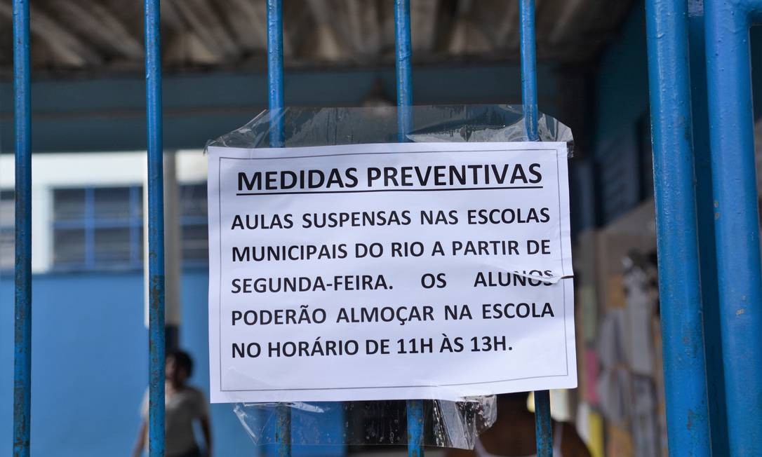 Fechamento das escolas pela pandemia de Covid-19 gera pedidos de adiamento do Enem Foto: Jorge Hely / Agência O Globo