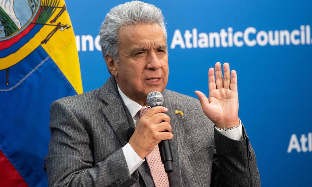 Lenín Moreno, presidente do Equador Foto: Saul Loeb / AFP