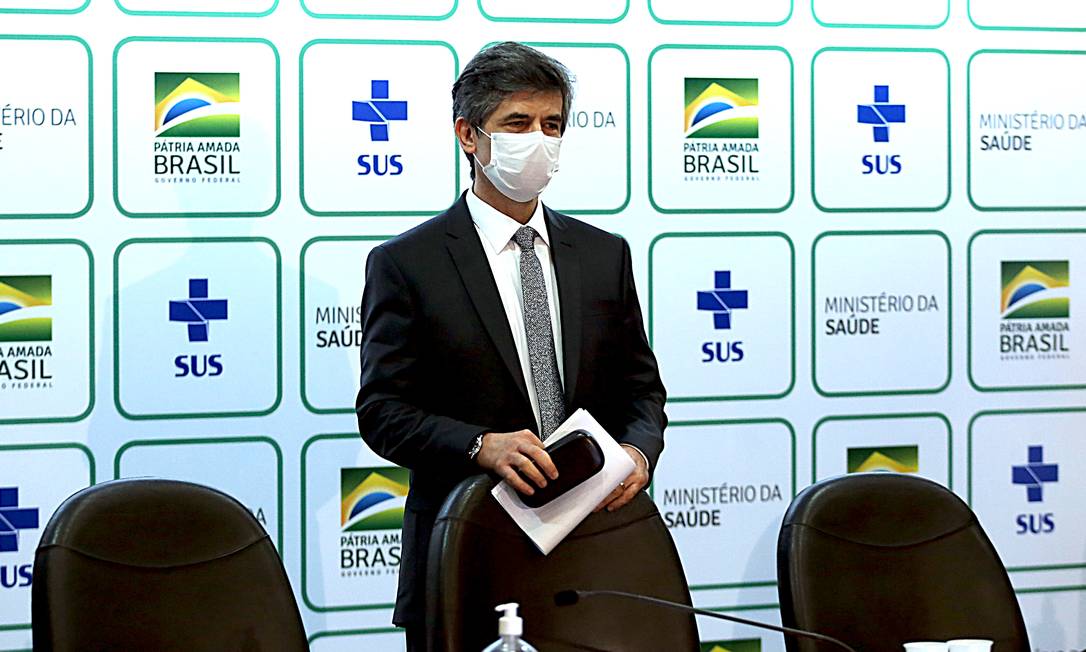 Nelson Teich anuncia que deixa o cargo de ministro da Saúde Foto: Jorge William / Agência O Globo