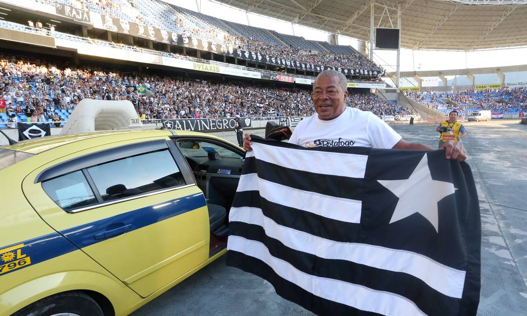 Jairzinho é eleito um dos maiores ídolos do Botafogo Foto: Guilherme Pinto / Guilherme Pinto