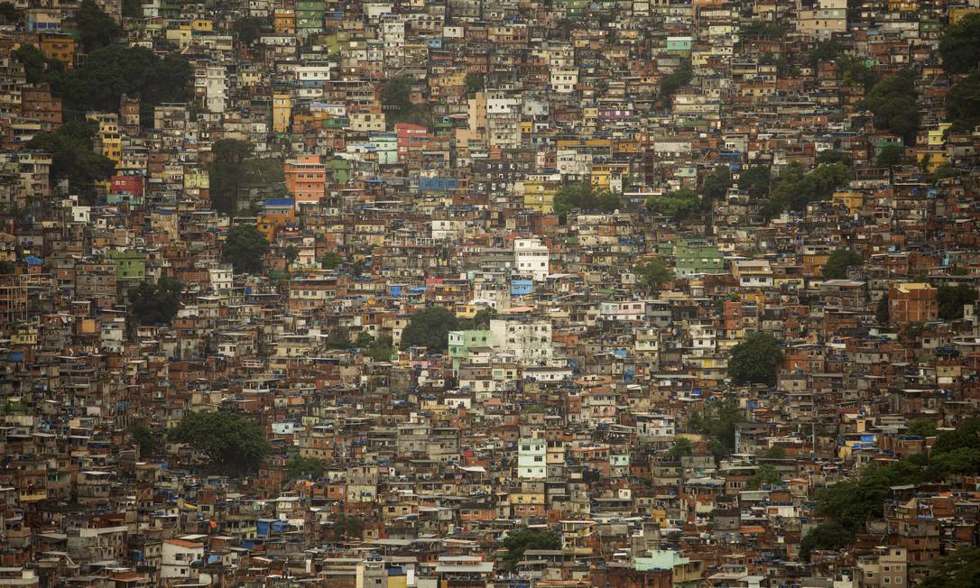 Rocinha tem a maior concentração de domicílios subnormais Foto: Gabriel Monteiro / Agência O Globo