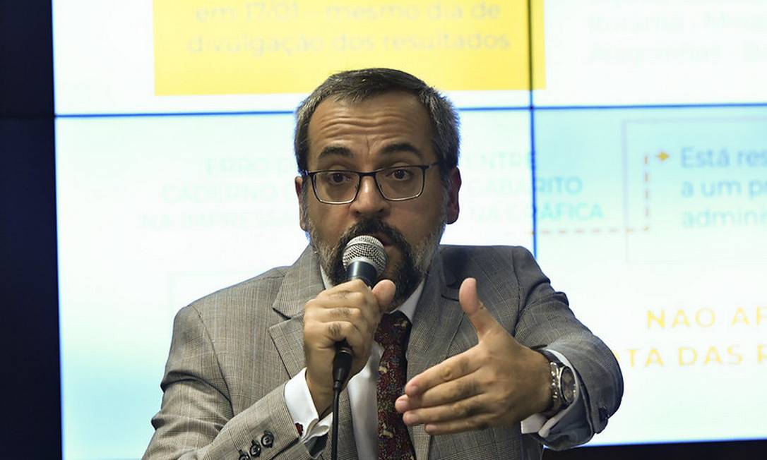 Ministro da Educação, Abraham Weintraub Foto: Geraldo Magela / Geraldo Magela/Agência Senado