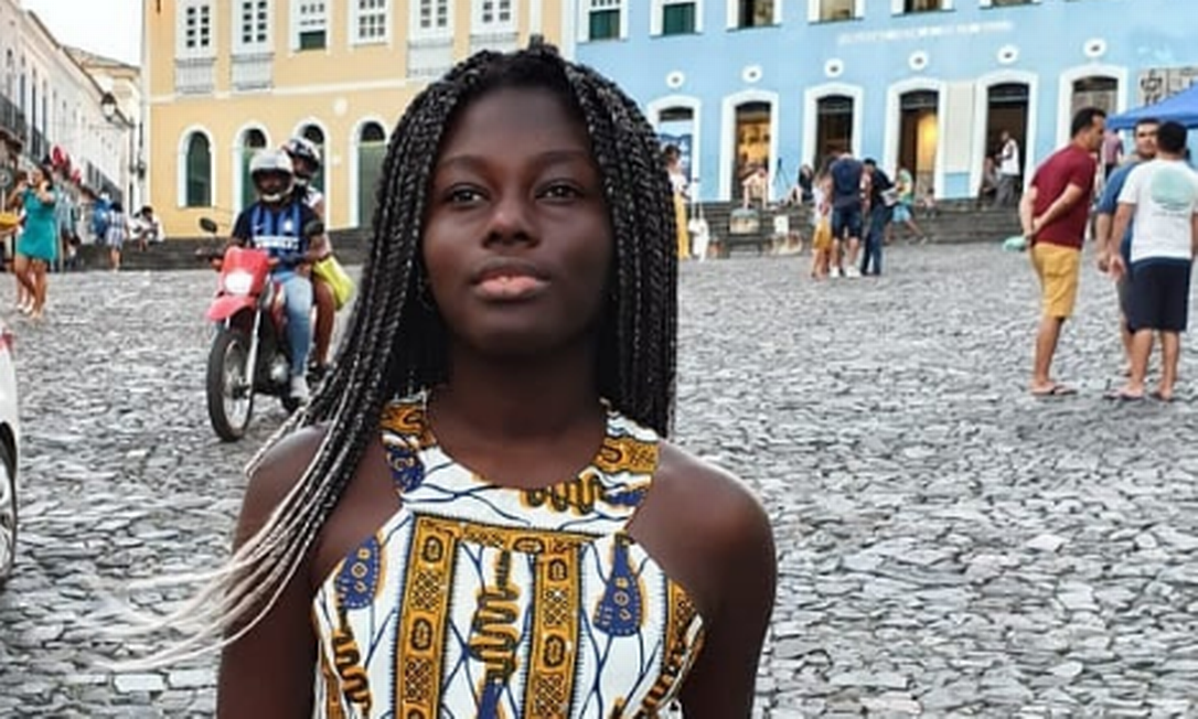 Ndeye Fatou Ndiaye durante viagem a Salvador, na Bahia Foto: Arquivo Pessoal