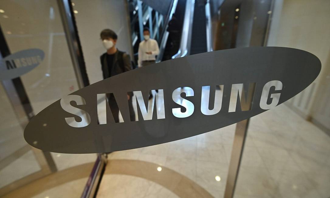Samsung: investimento em chips por contrato. Foto: JUNG YEON-JE / AFP