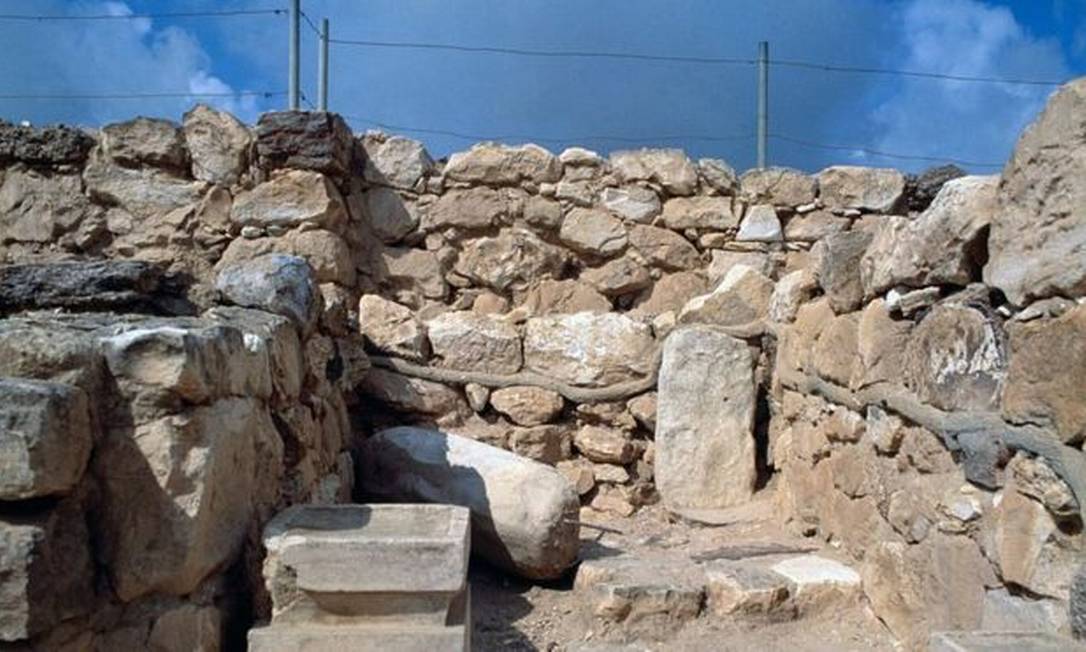 Resíduos de maconha foram encontrados em altar no templo de Arad Foto: GETTY IMAGES