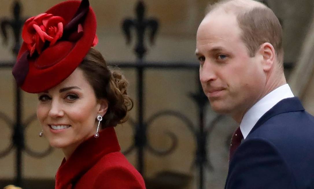 Kate Middleton e o príncipe William Foto: TOLGA AKMEN / AFP