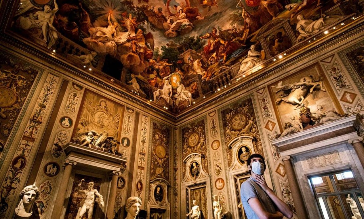 A Galleria Borghese é outro museu imperdível em Roma reaberto ao público Foto: TIZIANA FABI / AFP