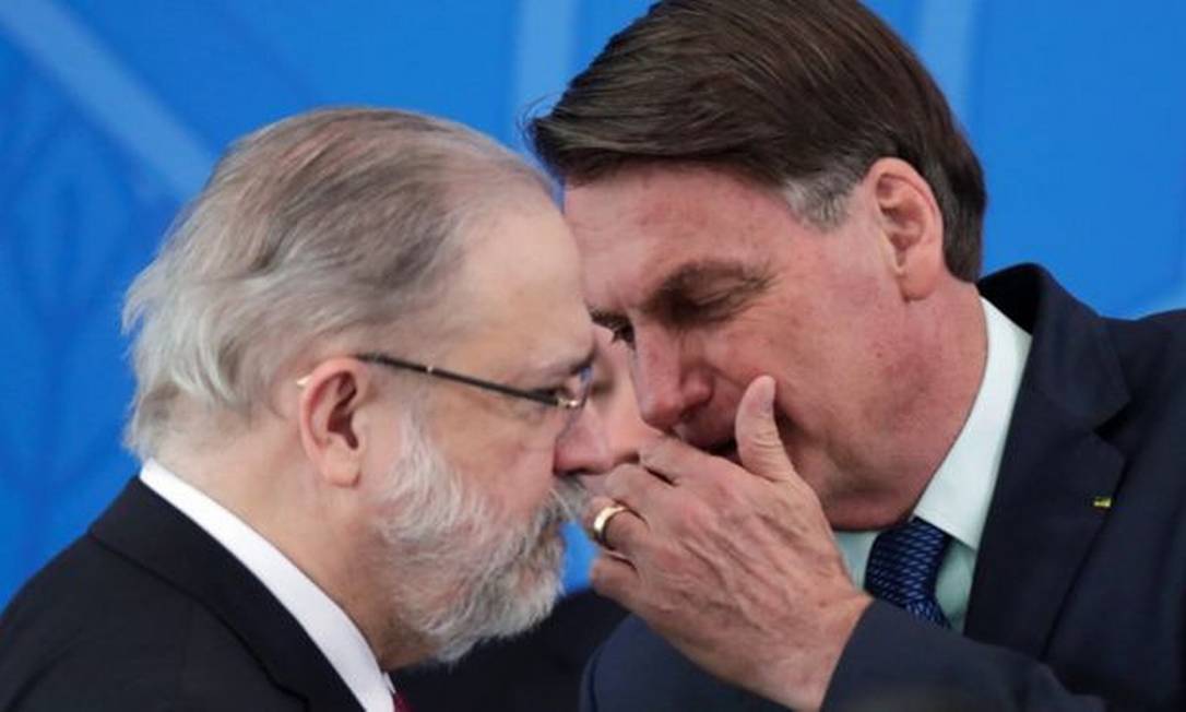 Aras esteve com Bolsonaro seis vezes desde que assumiu Foto: Reuters