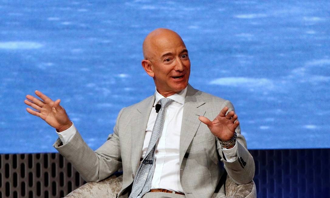 Jeff Bezos, da Amazon, viu sua riqueza crescer US$ 36 bilhões. Foto: Katherine Taylor / REUTERS