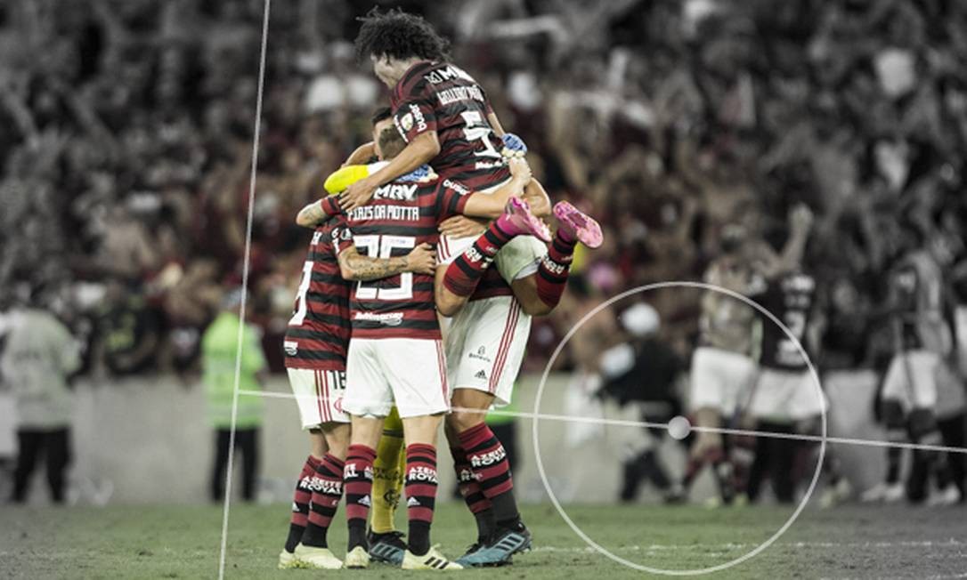 Flamengo x Grêmio, pela semifinal da Libertadores de 2019 Foto: Guito Moreto/23.10.2019
