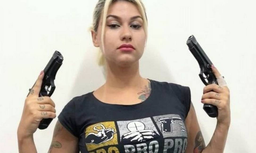 A extremista Sara Giromini, presa no âmbito do inquérito do STF que apura ameaças a autoridades e instituições Foto: Reprodução