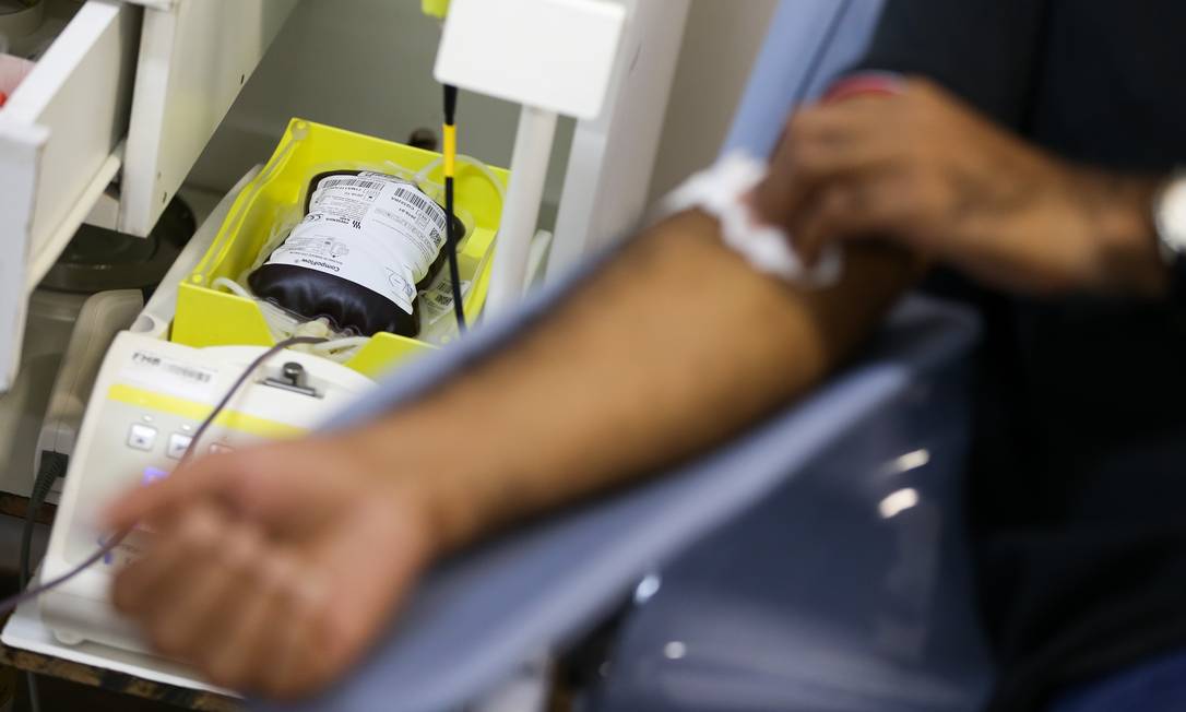 Doação de sangue no Hemocentro de Brasília Foto: Marcelo Camargo / Agência Brasil