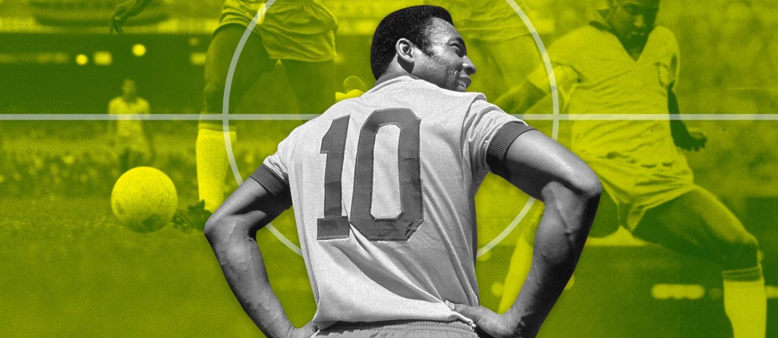 Pelé é o jogador que mais vestiu a camisa 10 da seleção brasileira Foto: Arte O Globo