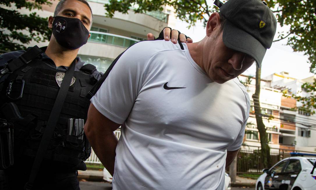 Preso na operação, Leonardo Gouvea da Silva, o Mad, é apontado como chefe do grupo de matadores de aluguel Foto: Hermes de Paula / O Globo