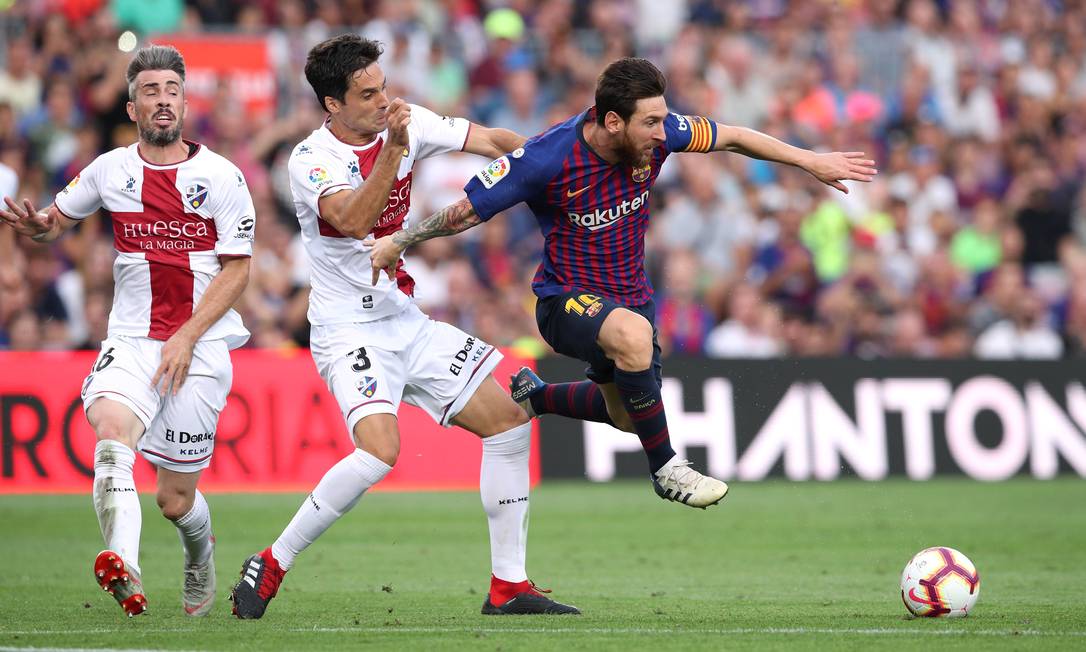 Messi marcou 442 gols apenas no Campeonato Espanhol Foto: ALBERT GEA / Reuters