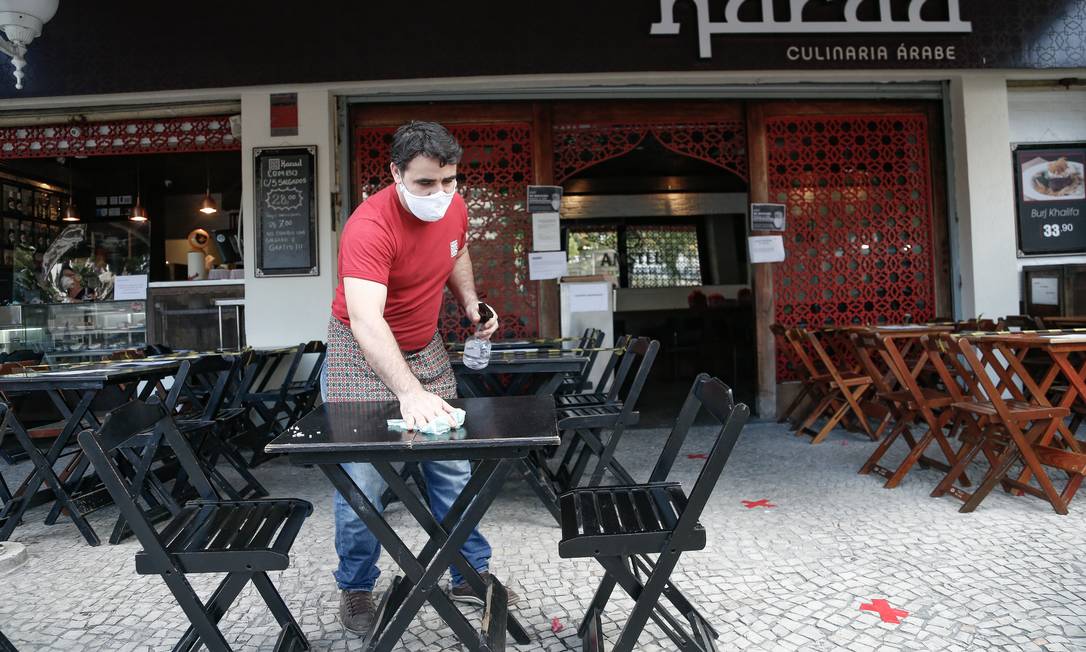 No centro, vendas em bares e restaurantes foi considerada fraca na  reabertura, Guarulhos