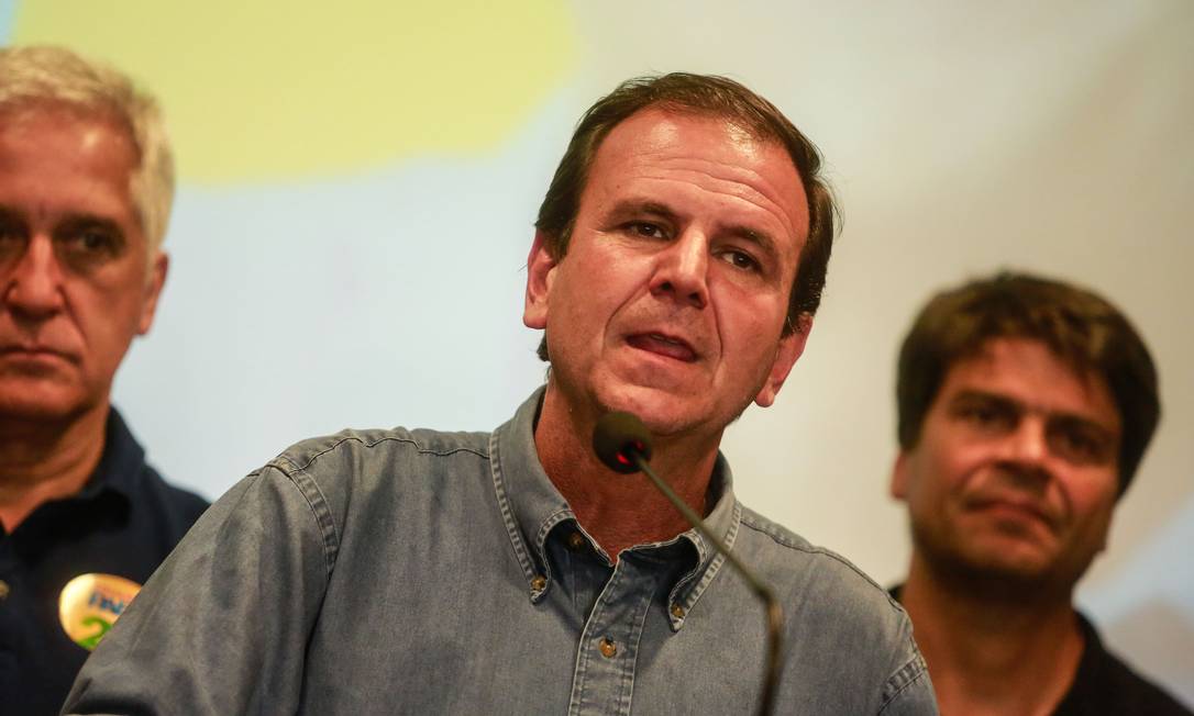 Ex-prefeito do Rio, Eduardo Paes Foto: Brenno Carvalho / Agência O Globo