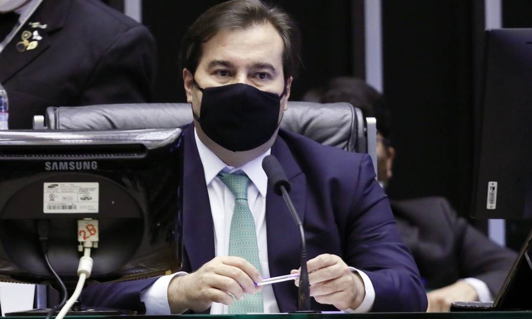O presidente da Câmara dos Deputados, Rodrigo Maia, afirmou que irá atuar para derrubar veto de Jair Bolsonaro à desoneração da folha de pagamentos Foto: Agência O Globo
