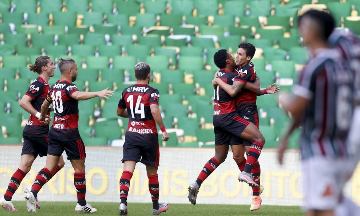 Flamengo vence o Fluminense no jogo de ida da final do Carioca; Gabigol ...