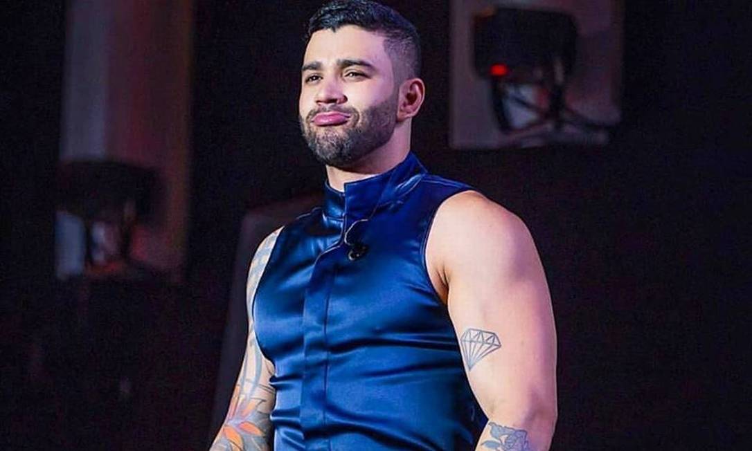 Gusttavo Lima: cantor cancelou shows depois de ser diagnosticado com Covid-19 Foto: Reprodução