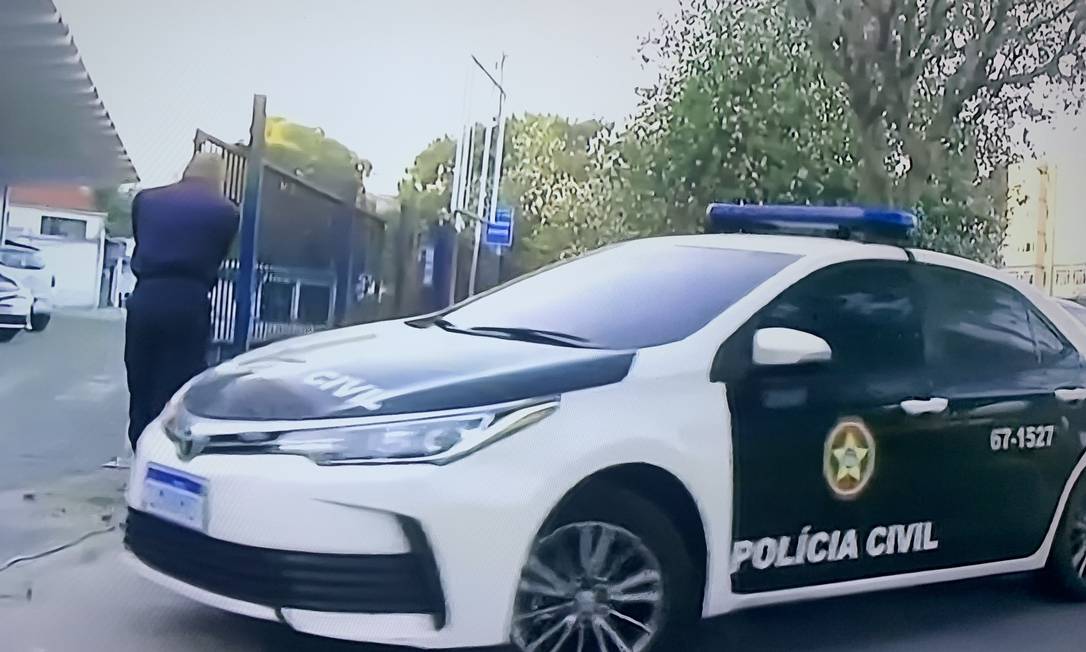 Polícia Civil e o MPRJ cumpriram mandados de busca e apreensão em Barra Mansa Foto: Reprodução/TV Globo