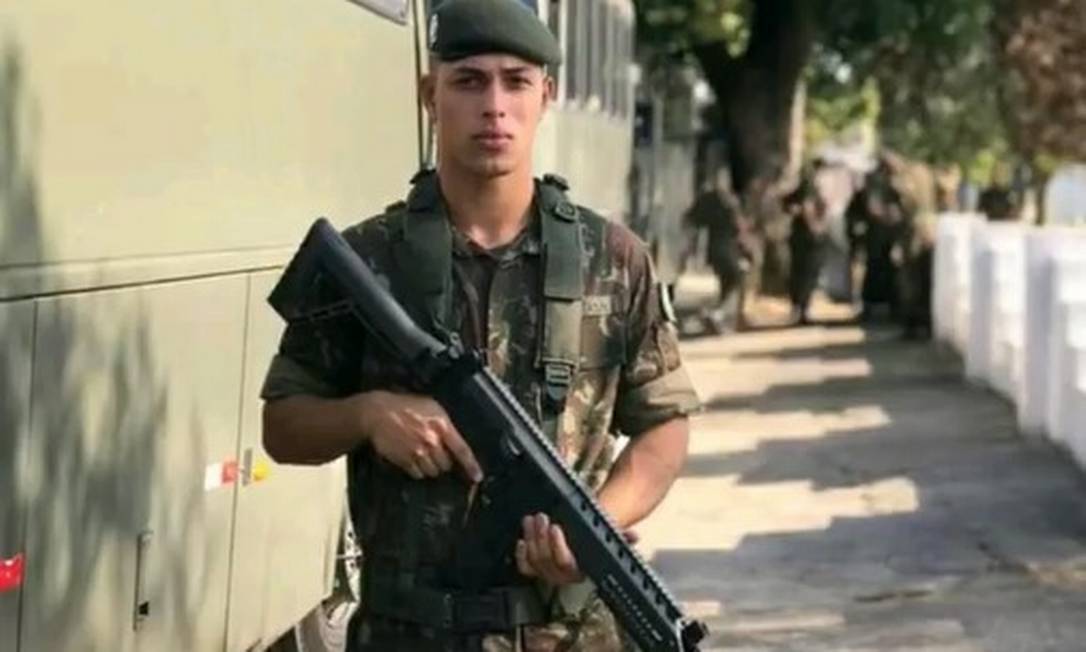 O soldado do Exército Daniel Ferreira de Azevedo Foto: Redes Sociais / Reprodução