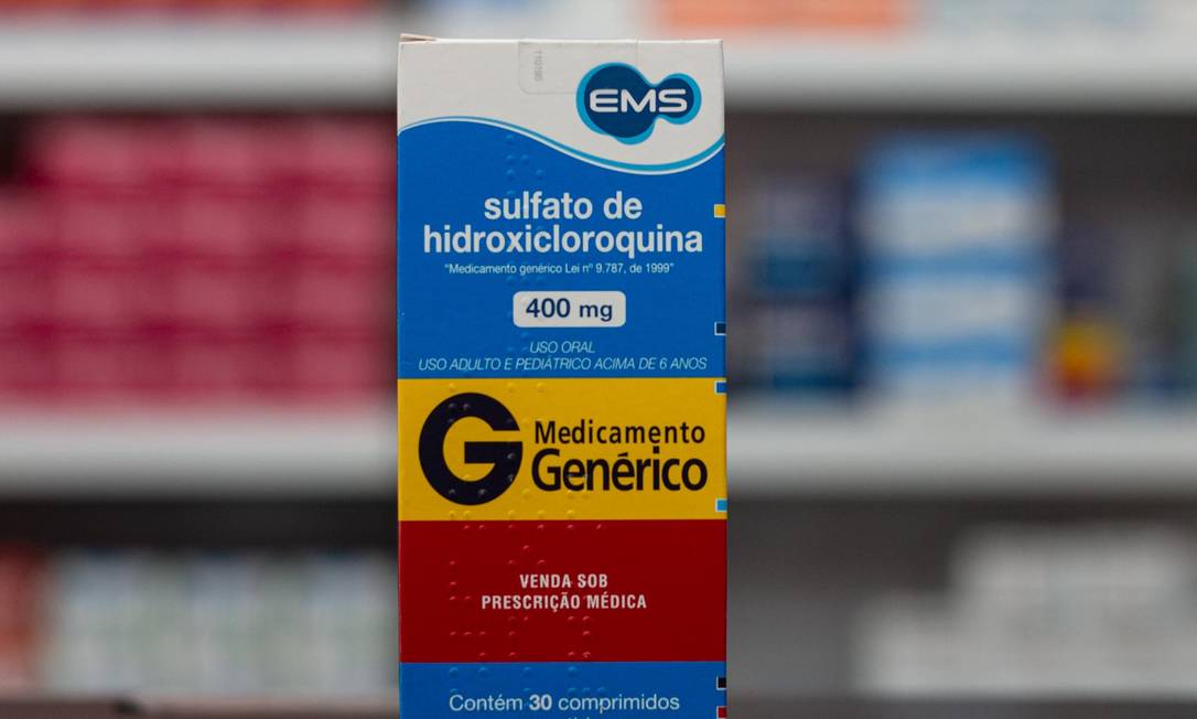 Hidroxicloroquina, desaconselhada pela OMS no tratamento da Covid-19 Foto: Fernando Moreno / AGIF via AFP