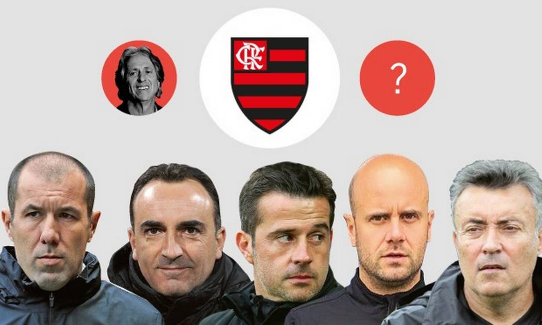 Técnicos europeus estão na mira do Flamengo Foto: Arte O Globo