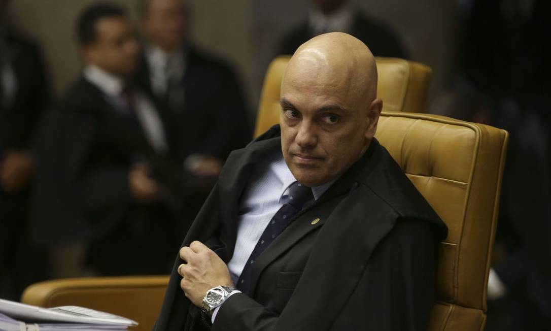 O ministro do STF Alexandre de Moraes determinou a prisão do deputado na terça-feira Foto: Antônio Cruz / Agência Brasil