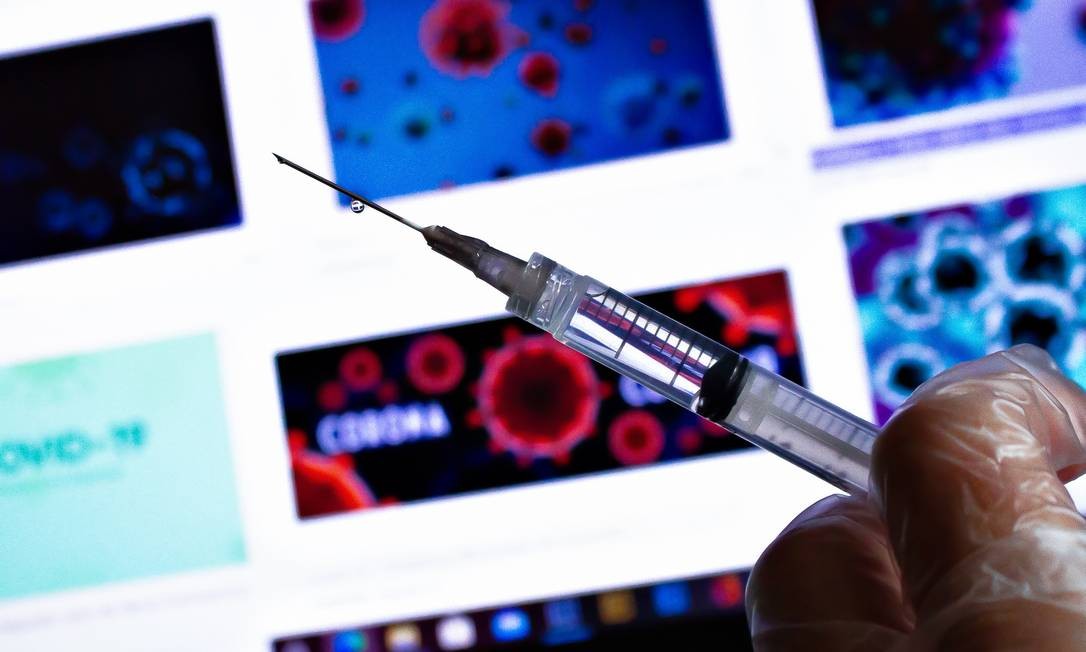 Vacina da AstraZeneca está sendo testeda no Brasil. Foto: A7 Press / Agência O Globo