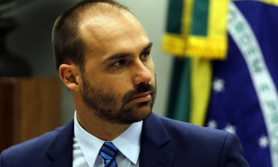 Em palestra em fundação do Itamaraty, Eduardo Bolsonaro diz que