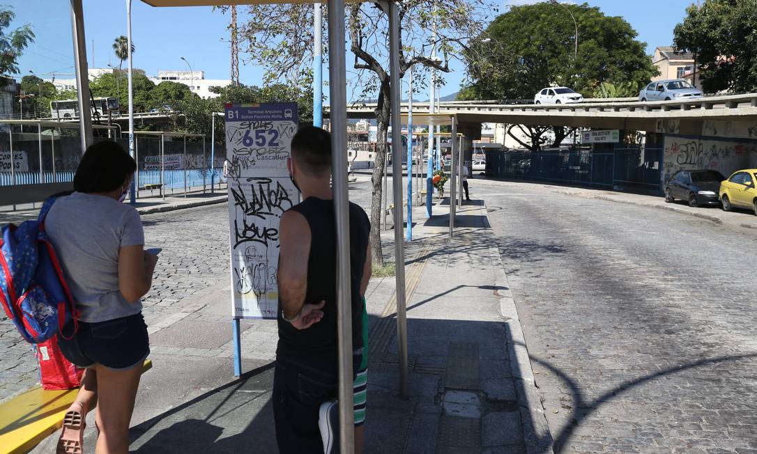 Linhas de ônibus desapareceram em diferentes cidades Foto: Pedro Teixeira / Agência O Globo