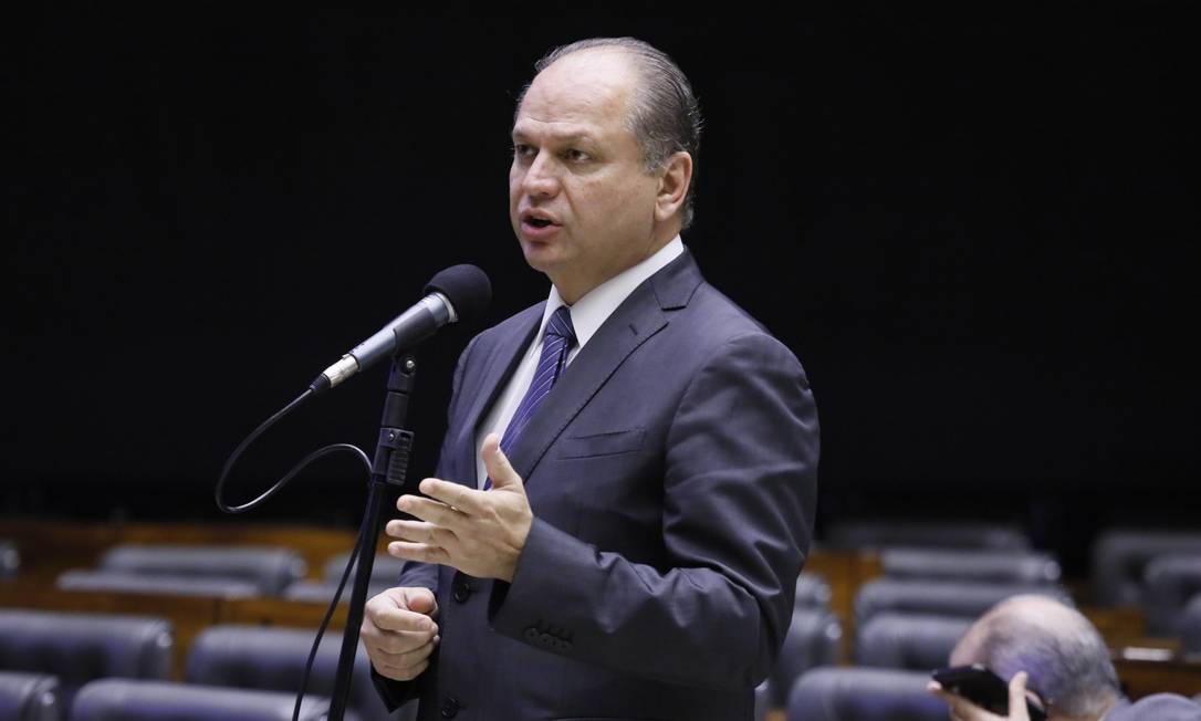O deputado Ricardo Barros, durante sessão na Câmara Foto: Luis Macedo/Câmara dos Deputados/02-04-2020