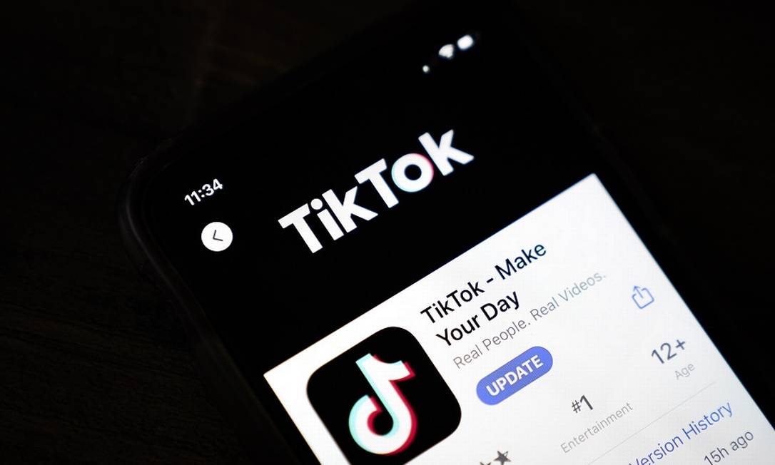 TikTok: mudanças visam a aumentar privacidade de menores de 16 anos Foto: Drew Angerer / AFP