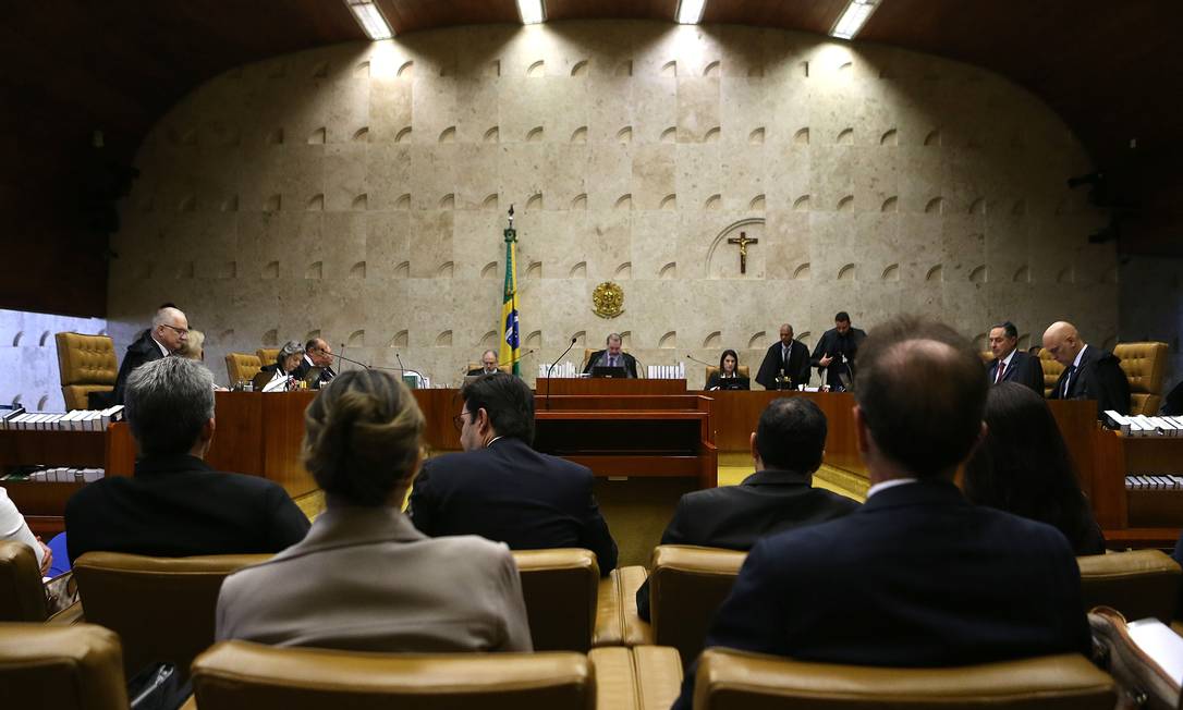 O plenário do Supremo Tribunal Federal, em Brasília Foto: Jorge William / Agência O Globo