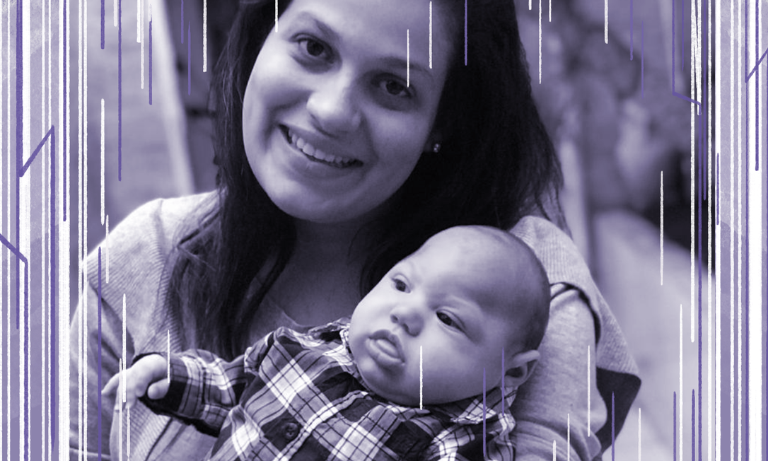 Dayane Rodrigues, de 27 anos, é mãe do pequeno Arthur, de 7 meses. Foto: Arquivo Pessoal / Arquivo Pessoal