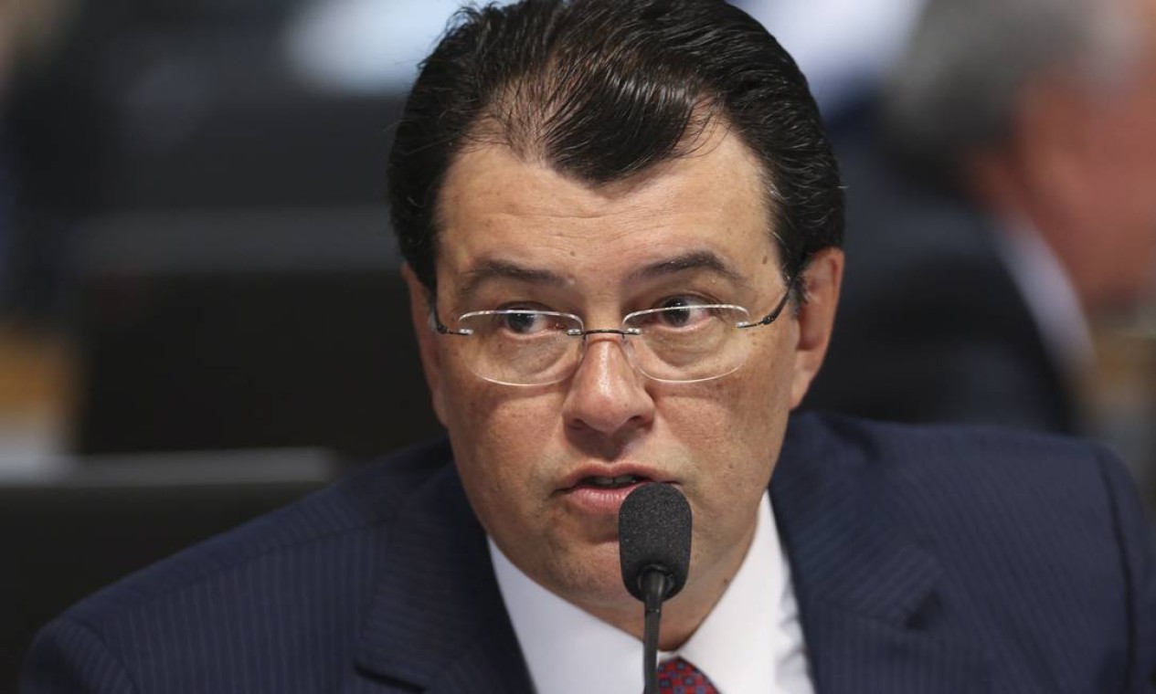 O senador Eduardo Braga (MDB-AM), também da ala independente Foto: Ailton de Freitas / Agência O Globo