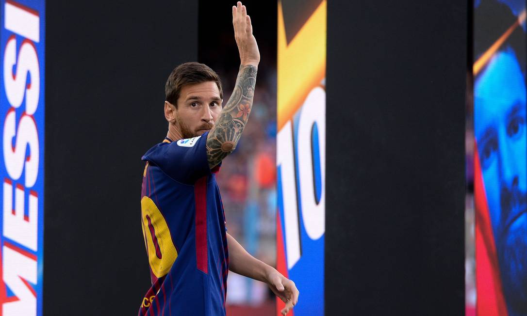 Messi está de saída do Barcelona Foto: JOSEP LAGO / AFP