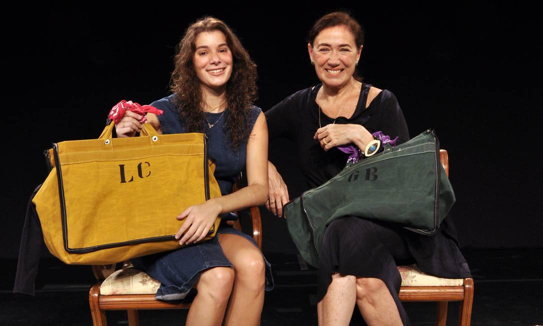 Giulia Bertolli e Lília Cabral: filha e mãe estarão na peça "A Lista" Foto: Divulgação / Cristina Granato