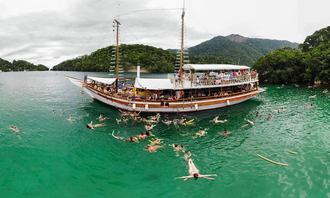 Passeio de escuna em Angra dos Reis Foto: Ministério do Turismo / Divulgação