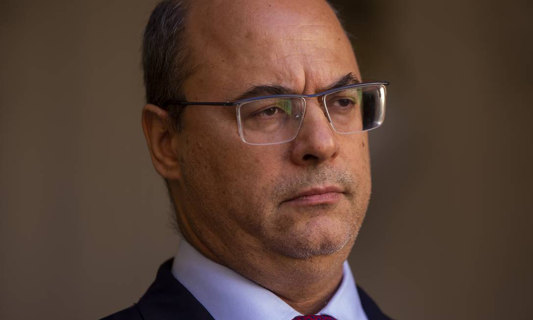 O governador afastado do Rio Wilson Witzel Foto: Gabriel Monteiro / Agência O Globo / 28-08-2020