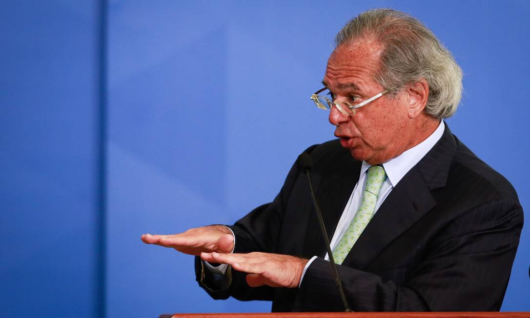 O ministro da Economia, Paulo Guedes Foto: Pablo Jacob / Agência O Globo