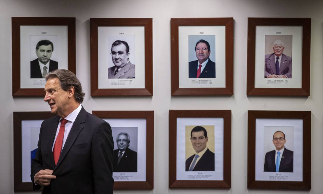 Ricardo Liào, presidente do Coaf, em audiência na Câmara Foto: Daniel Marenco / Agência O Globo/11-09-2019
