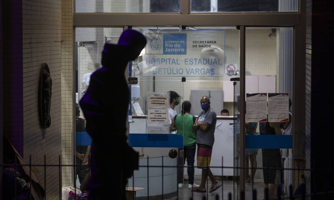 Hospital Estadual Getulio Vargas na Penha, em 4/9/2020 Foto: Alexandre Cassiano / Agência O Globo